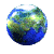 Spinning earth